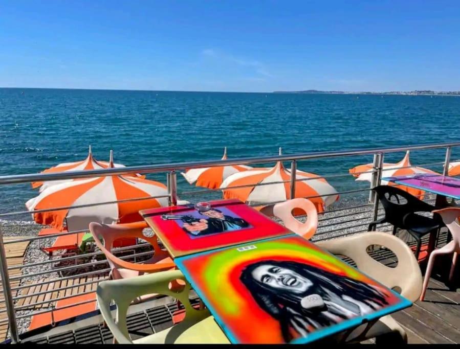 Cocon Marin 4 Studio Proche Mer Parking Wifi Cagnes-sur-Mer Exterior photo